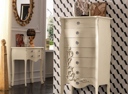 Bedside table nightstand dresser console side with drawer console designer